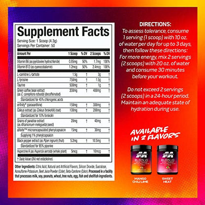 MuscleTech Burn iQ Smart Thermo Supplement Fueled with Paraxanthine Enhanced