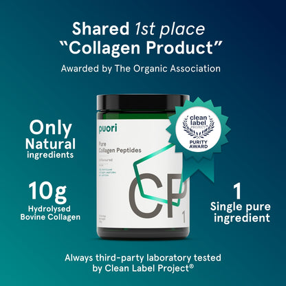 Puori CP1 Pure Collagen Hydrolysed Peptides 300g (30 Servings)