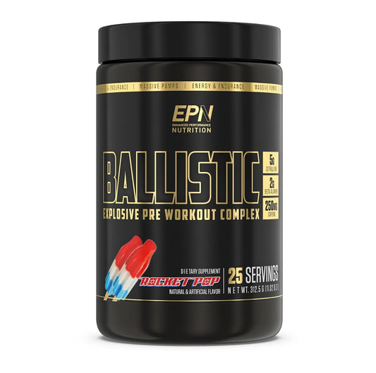 BALLISTIC Pre Workout | #1 New Pre Workout Powder w/ Nitric Oxide Booster, Electrolytes