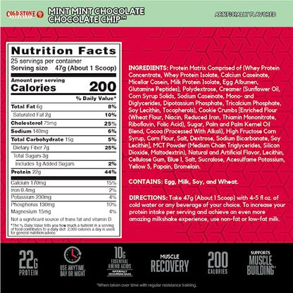 BSN Syntha-6 Whey Protein Powder, Cold Stone Creamery- Mint Mint Chocolate