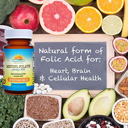 Active Folate Quatrefolic Acid 5-MTHF Methylfolate Smart Choice for Prenatal Heart & Brain