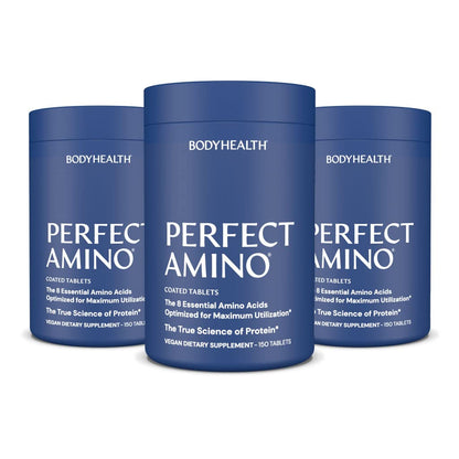 BodyHealth PerfectAmino (150 ct) Easy to Swallow Tablets, Essential Amino Acids Supplement