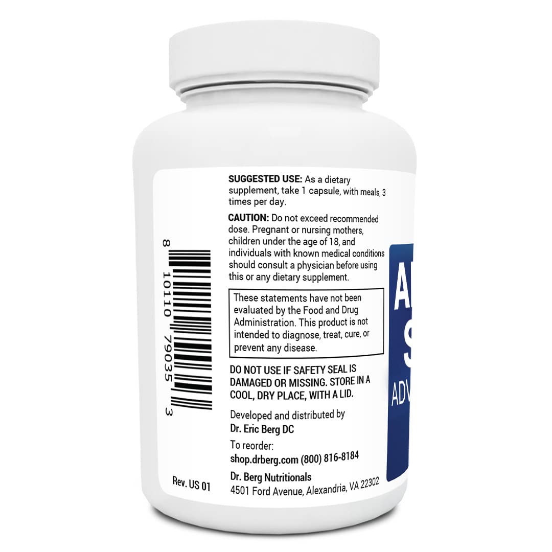 Dr. Berg’s Adrenal Stress Advanced Formula - Adrenal Support Supplements for Stress