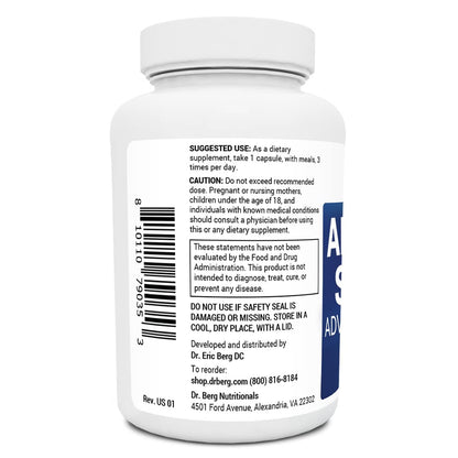 Dr. Berg’s Adrenal Stress Advanced Formula - Adrenal Support Supplements for Stress