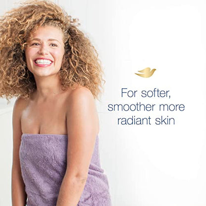 Dove Beauty Bar More Moisturizing Than Bar Soap for Softer Skin, Fragrance-Free