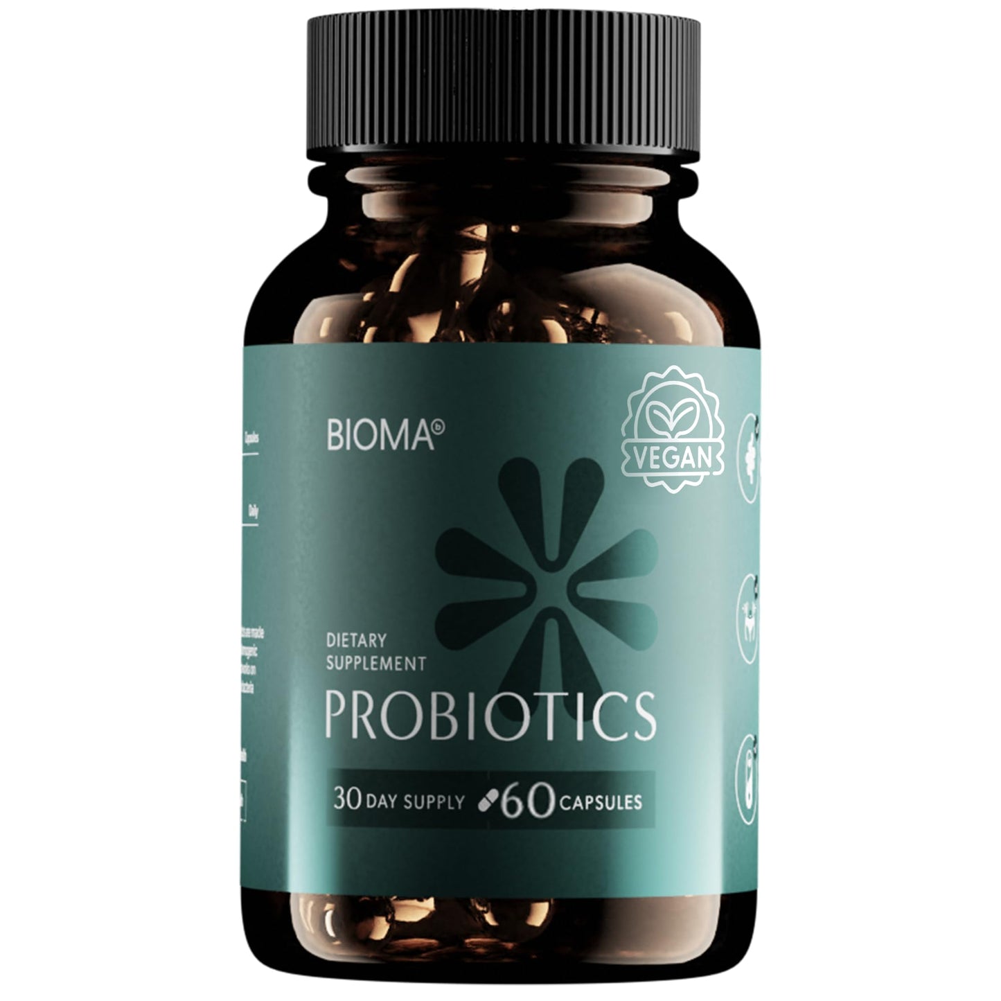 BIOMA Probiotics for Digestive Health, 3 in 1 Gut Health Probiotics and Prebiotics/Postbiotics