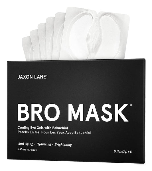 BRO MASK Under Eye Gel Pads: Cooling Eye Patches for Dark Circles and Puffiness 