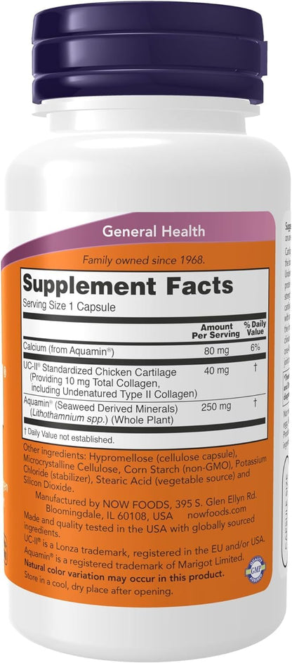 Now Supplements, UC-II Type II Collagen with Undenatured Type II Collagen, 120 Veg Capsules