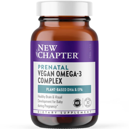 New Chapter Vegan Prenatal DHA, EPA, and DPA Supplement- Prenatal Vegan Omega-3