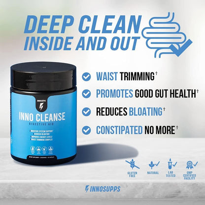 Inno Cleanse - Waist Trimming Complex | Digestive System Support & Aid | Reduced Bloating