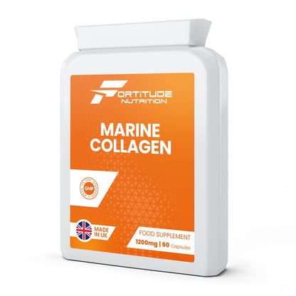 Marine Collagen Capsules | Hydrolyzed Marine Collagen with Vitamin C | High Strength Collagen