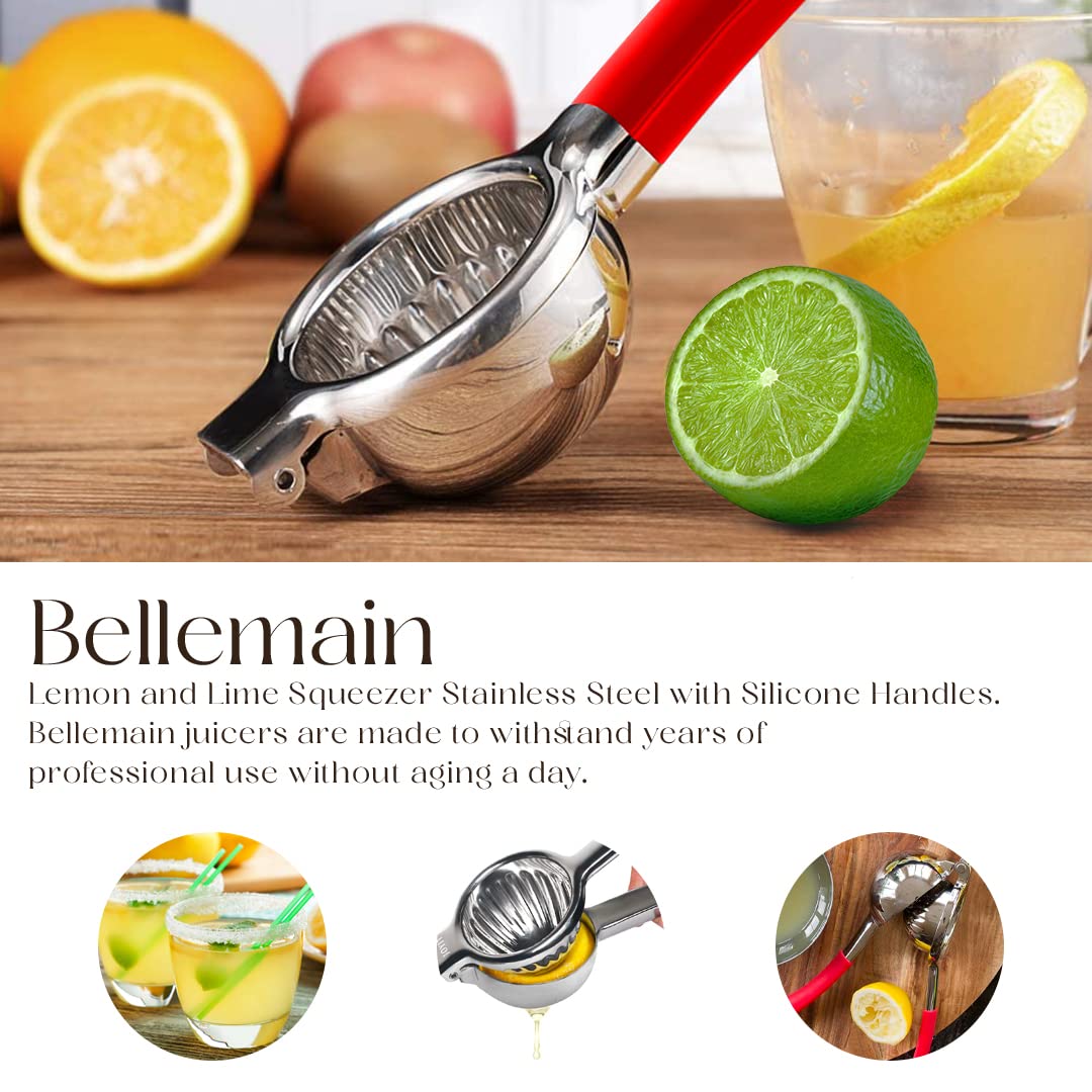 Bellemain Citrus Juicer | Metal Lemon Squeezer | Lime and Lemon Juicer Stainless Steel