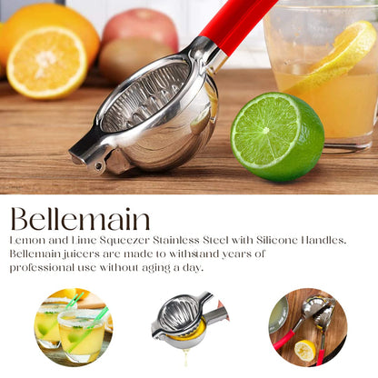 Bellemain Citrus Juicer | Metal Lemon Squeezer | Lime and Lemon Juicer Stainless Steel