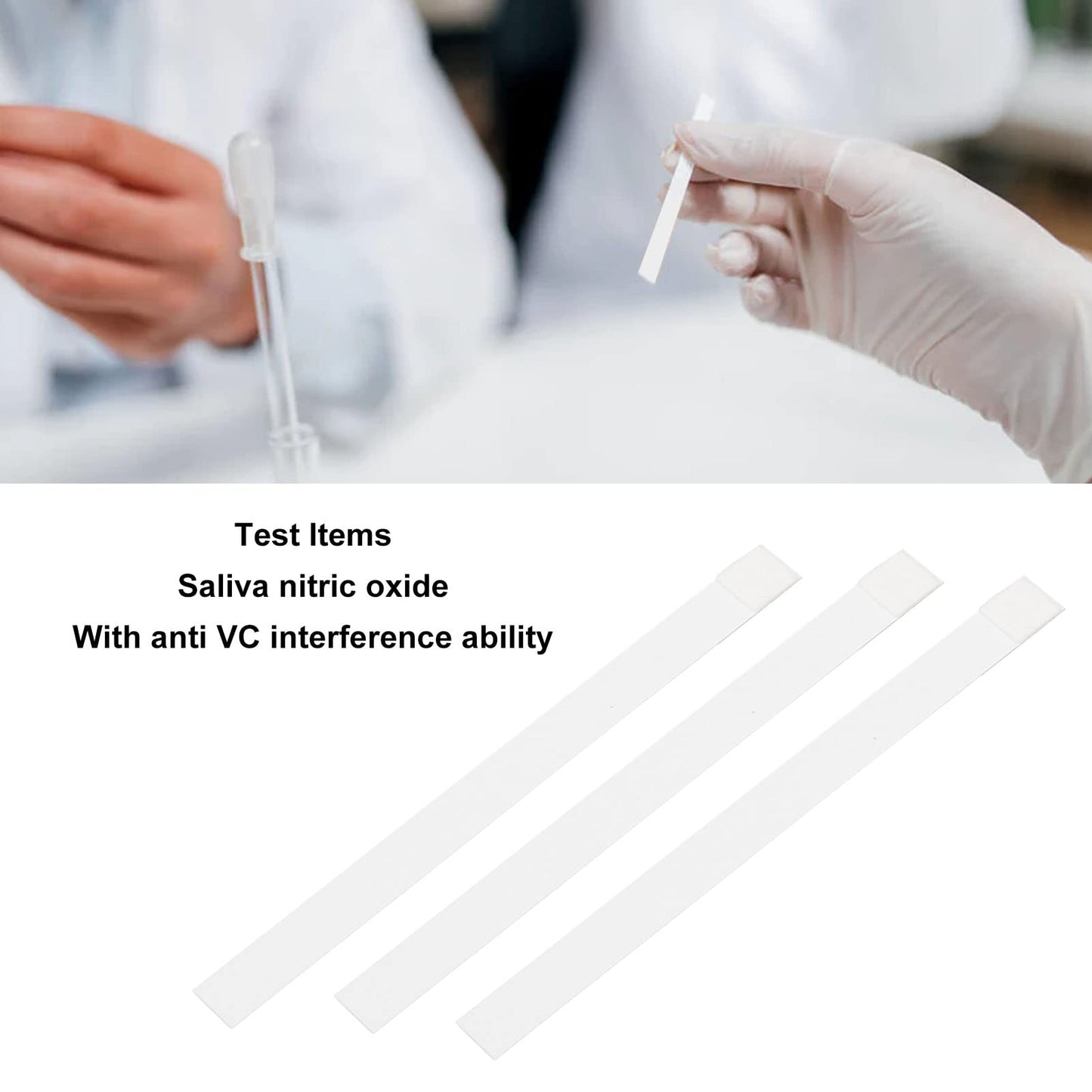 Nitric Oxide Indicator Strips, Saliva Nitric Oxide Testing Strip - Get Results in Just 15 Seconds, 25 Test Strips