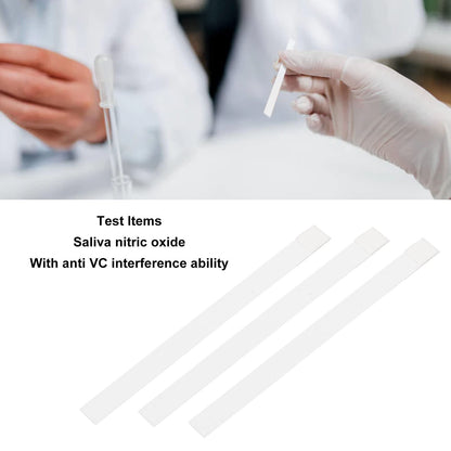 Nitric Oxide Indicator Strips, Saliva Nitric Oxide Testing Strip - Get Results in Just 15 Seconds, 25 Test Strips