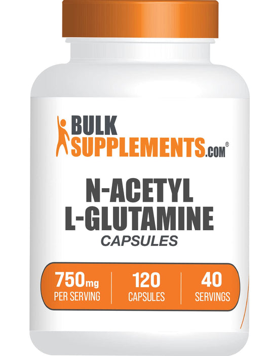 BULKSUPPLEMENTS.COM N-Acetyl L-Glutamine Capsules - Glutamine Supplement