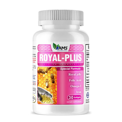 America Medic & Science Royal-Plus (30 softgels) | Royal Jelly Prenatal Vitamins for Women