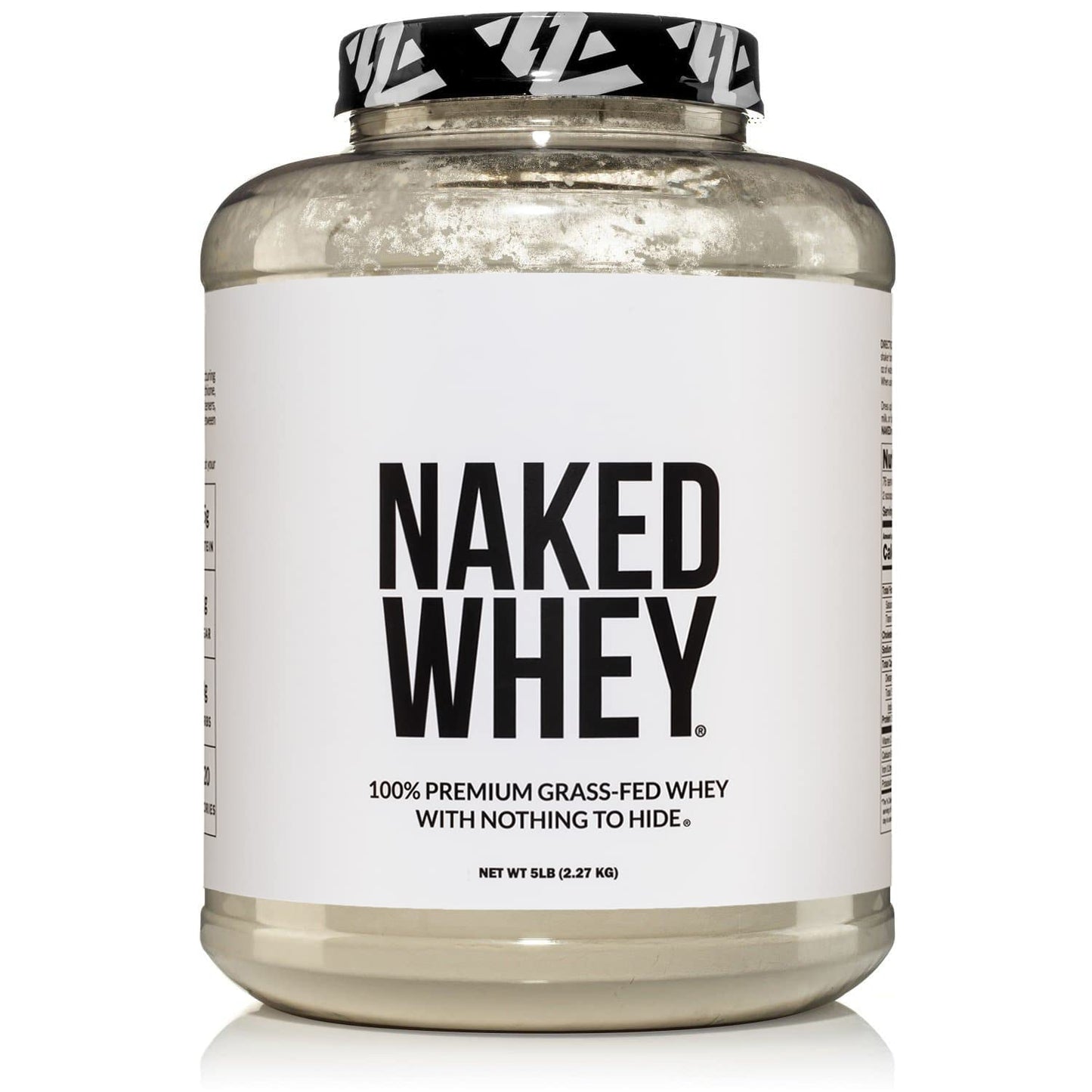 NAKED WHEY 5LB 100% Grass Fed Unflavored Whey Protein Powder - US Farms