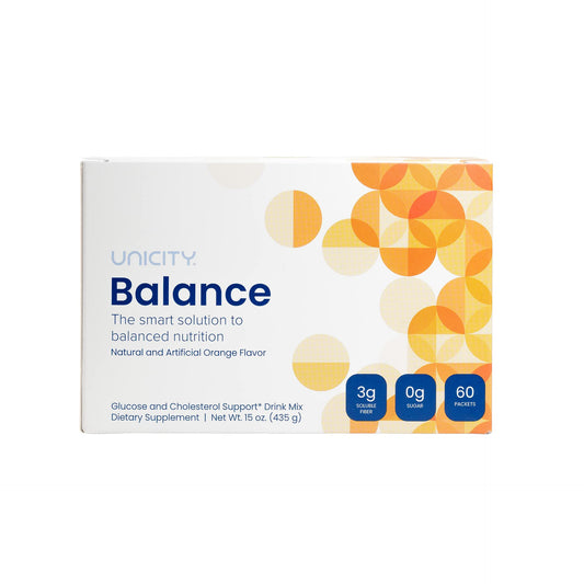 UNICITY BALANCE ORANGE - Stay Full Longer by Slowing Carbohydrate Absorption 