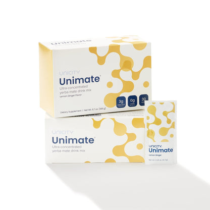 Unicity UNIMATE (Lemon Ginger, 30 Pouches)