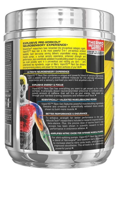 Pre Workout Powder | MuscleTech Vapor X5 for Men & Women, Energy Drink Mix Sports