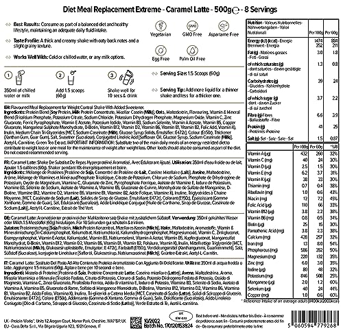 Protein Works - Diet Meal Replacement Extreme Shake, 200 Calorie Meal, High Protein Meal