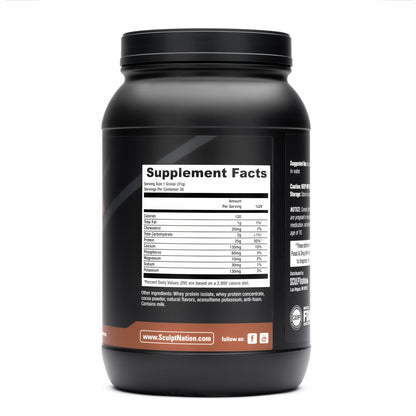 Sculpt Nation by V Shred Protein Powder (Chocolate) - Premium Whey Protein Powder