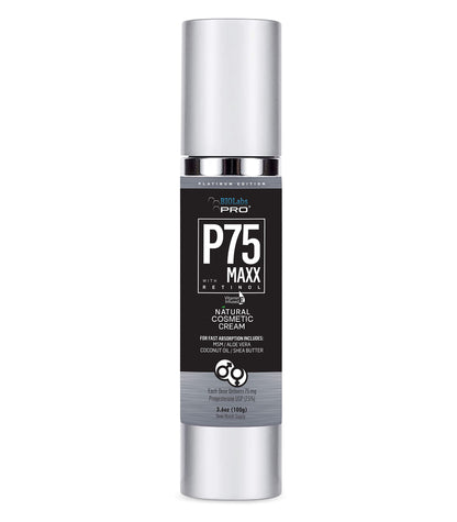 BIOLABS PRO Natural P75 Maxx with Retinol Cosmetic Cream - 7000MG Progesterone per Bottle - 7.5%