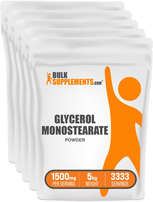 BULKSUPPLEMENTS.COM Glycerol Monostearate Powder - Glycerol Powder 