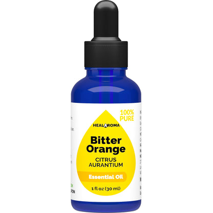 Bitter Orange Essential Oil 30 ml - 1 oz - Pure & Natural - with Pipette Dropper