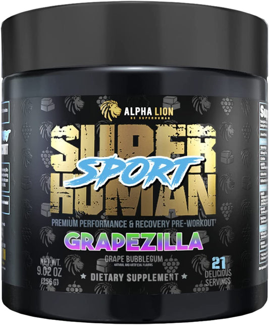 Alpha Lion Superhuman Sport Pre Workout Powder, Preworkout for Men & Women