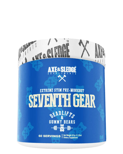 Axe & Sledge Supplements Seventh Gear Extreme Stimulant-Based Pre-Workout with TeaCrine