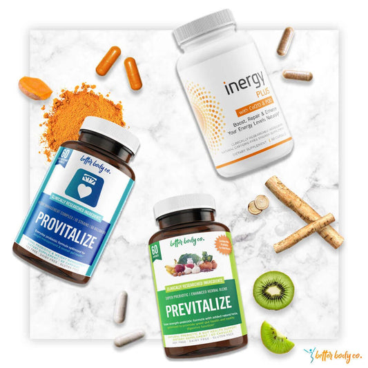 Better Body Co. Menokit Bundle - Natural Probiotic & Herbal Menopause Support - Includes Provitalize