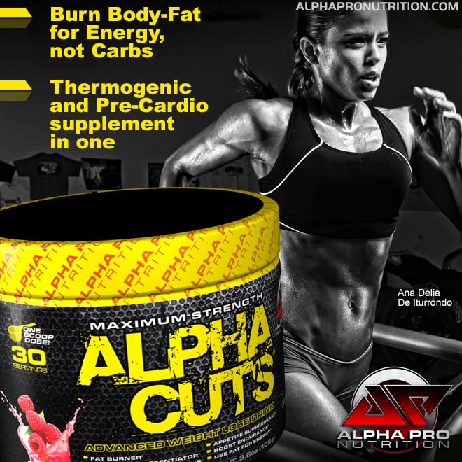 Alpha Pro Nutrition Alpha Cuts Fat Burner Thermogenic Men Women Pre Cardio Workout