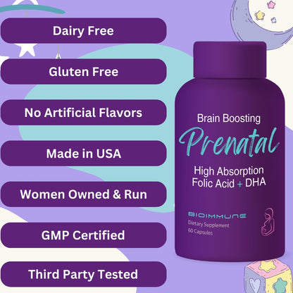 BioImmune Ultra Strength Bio-Available Prenatal Vitamins for Women