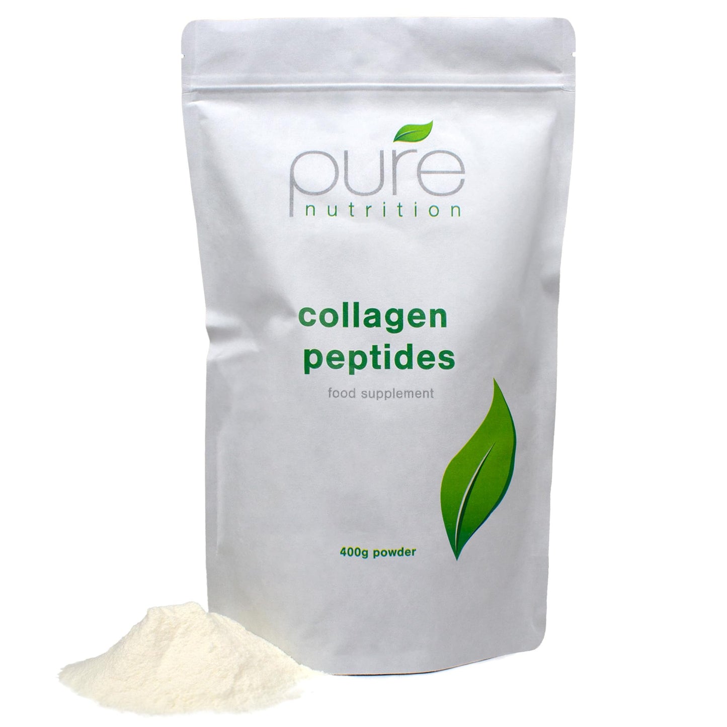 Pure Collagen Powder, Bovine Collagen Peptides Powder by Pure 400g 