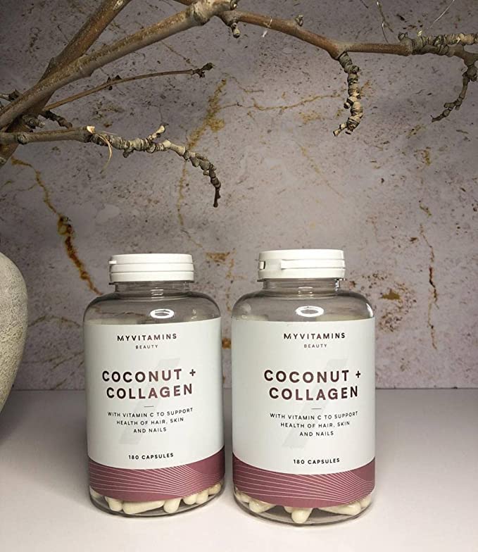 Coconut + Collagen (180 Capsules) - Myvitamins