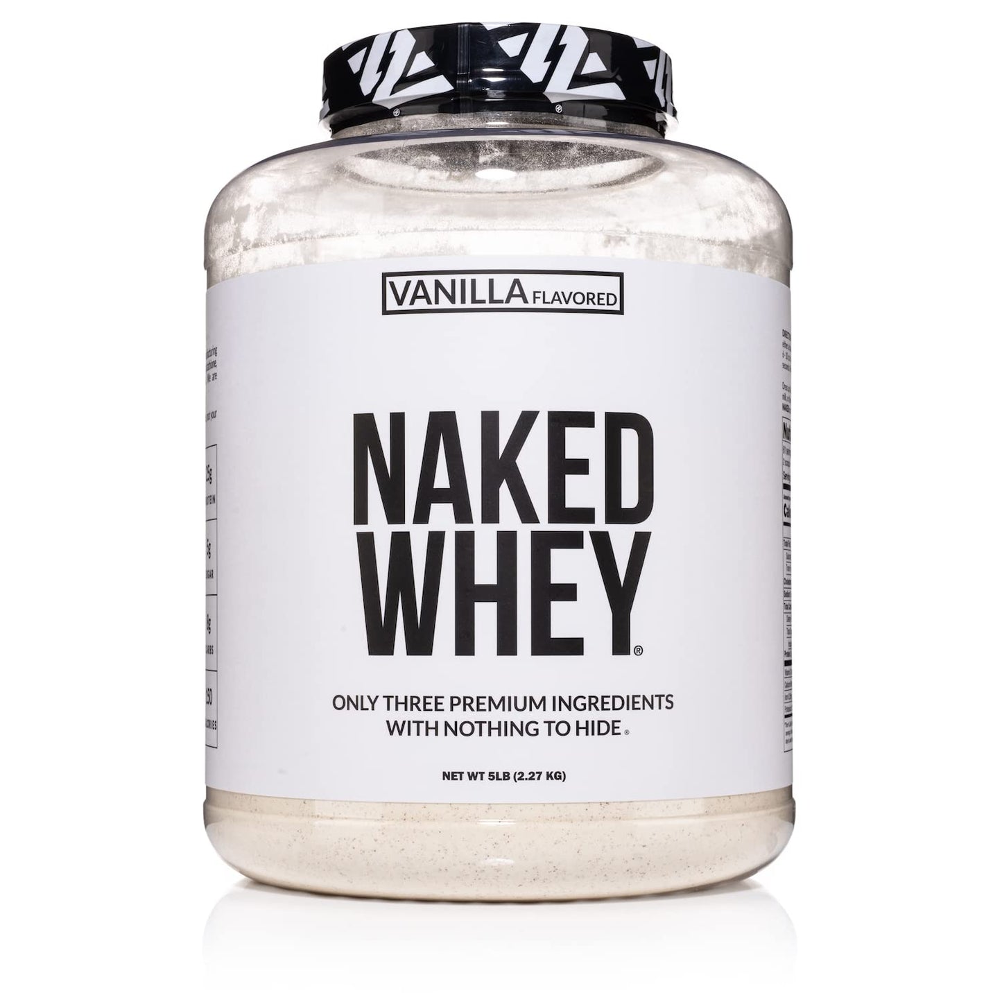 NAKED Nutrition Whey Vanilla Protein - All Natural Grass Fed Whey Protein Powder 