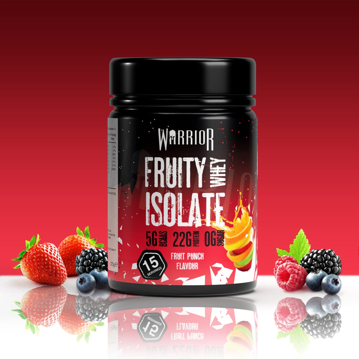 Warrior, Fruity Clear Whey Isolate – Rapid Digesting Protein Powder – Refreshingly Fruit Flavoured Shakes