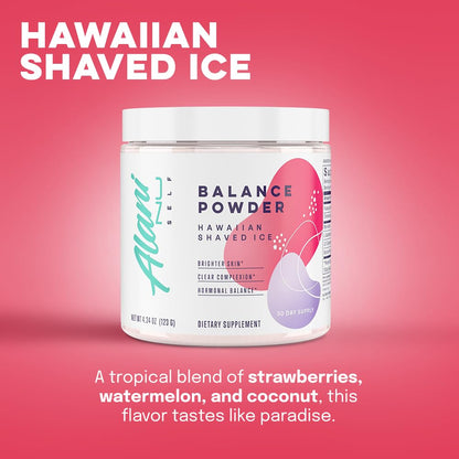 Alani Nu Balance Powder Hawaiian Shaved ICE | Supplement for Women | Hormonal Supp