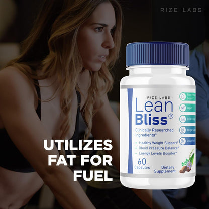 (2 Pack) Lean Bliss Weight Loss Pills, Lean Bliss Fat Burning Formula, LeanBliss Advanced