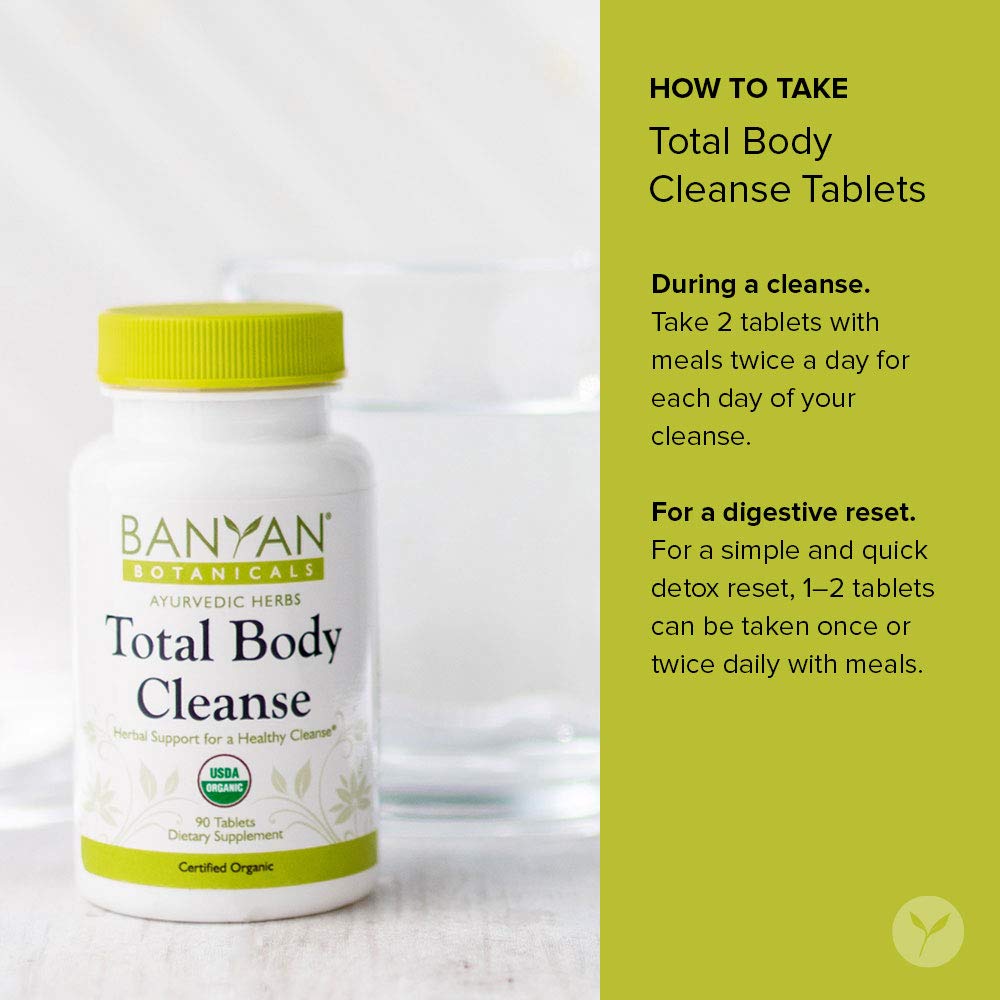 Banyan Botanicals Total Body Cleanse – Organic Detox Supplement with Amla & Manjistha