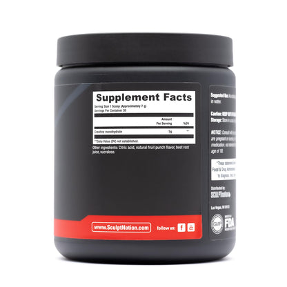 Sculpt Nation by V Shred Creatine - Premium Creatine Monohydrate Powder