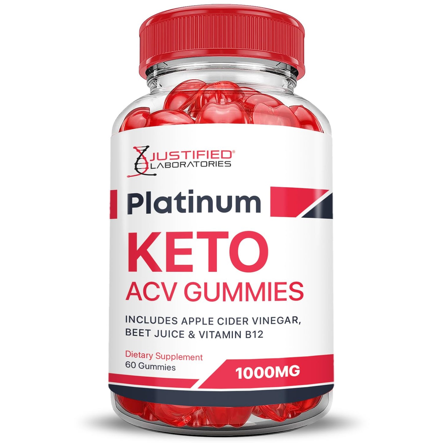 (2 Pack) Platinum Keto ACV Gummies Advanced Formula 1000MG Platinum Keto Gummies