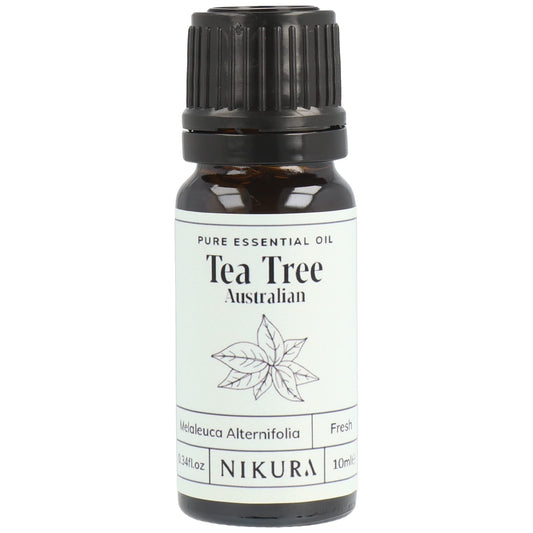 Nikura Pure Australian Tea Tree Essential Oil for Skin, Nail Fungus, Face, Hair, Acne