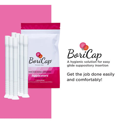 BoriCap Boric Acid Vaginal Suppository Applicators, 7 Applicators - Hygienic Solution