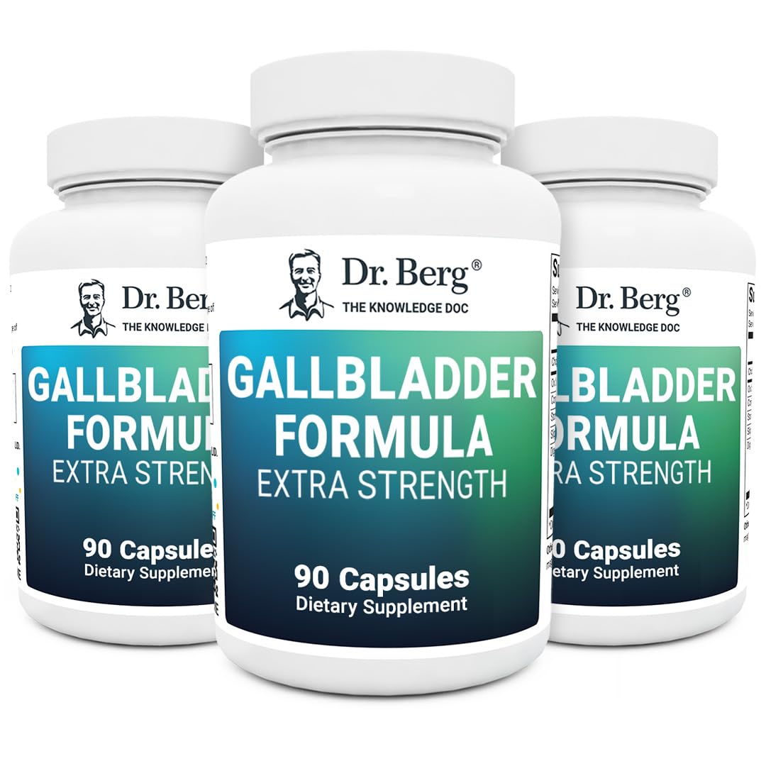 Dr. Berg Gallbladder Formula Extra Strength - Made w/Purified Bile Salts & Ox Bile Digestive