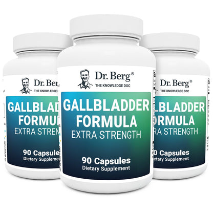 Dr. Berg Gallbladder Formula Extra Strength - Made w/Purified Bile Salts & Ox Bile Digestive