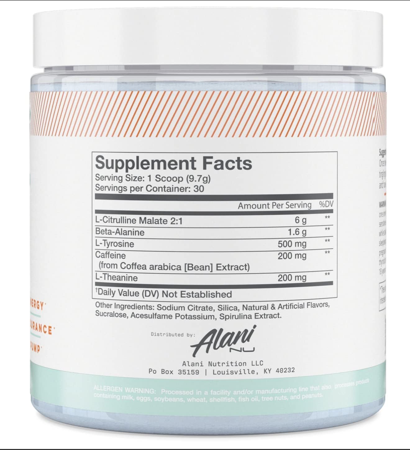 Alani Nu Breezeberry Pre Workout and BCAA Sour Gummies Post Workout Powder Bundle | L-Theanine, Beta-Alanine, Citrulline | Branch Chain Essential Amino Acids | 30 Servings per Container