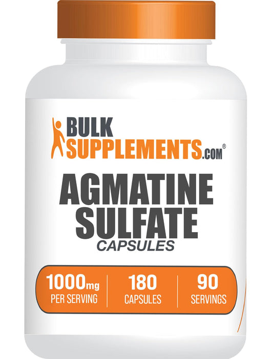 BULKSUPPLEMENTS.COM Agmatine Sulfate Capsules - Supplement for Nitric Oxide